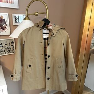 Girls Burberry Size 10 Trench Coat